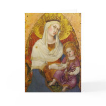 Gothic Madonna and Child card