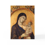 Gothic Madonna and Child card
