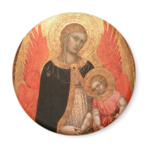 Gothic Madonna and Child magnets by Xuxario Gothic Madonna and Child magnets