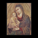 Gothic Madonna and Child Postcard