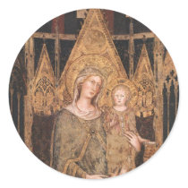Gothic Madonna and Child stickers by Xuxario Gothic Madonna and Child stickers