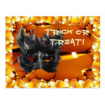 Gothic Mask Trick Or Treat Merchandise Postcards