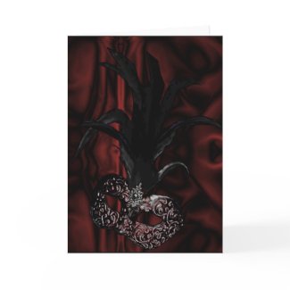 Gothic Masquerade Card or Invitation card