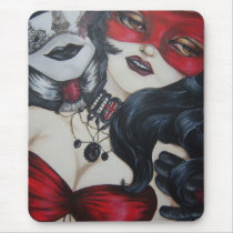 Gothic Masquerade Mousepad mousepads