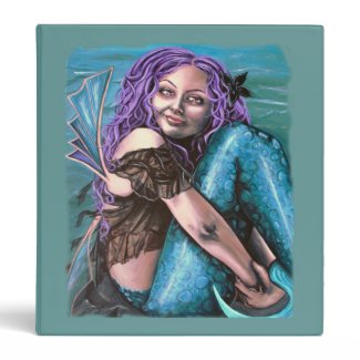 gothic mermaid artwork binder fariy faery
