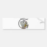 gothic monster bumper sticker
