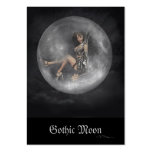 Gothic Moon - Artist Trading Cards Business Card Template