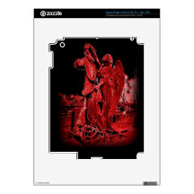 Gothic Neon Angel iPad 3  Skin Skin For iPad 3