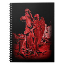 Gothic Neon Angel Notebook