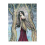 Gothic Night Fairy Postcard by Molly Harrison