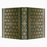 Gothic Old Green Leather Book 3 Ring Binders