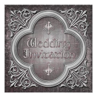 gothic wedding invitations