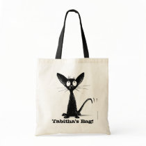 Gothic Oriental Black Cat Bag