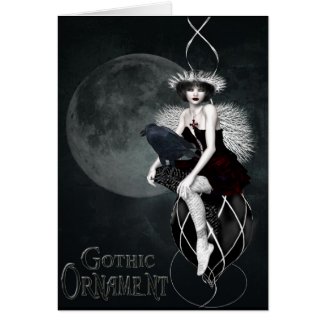 gothic ornament card