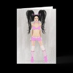 Gothic Pin Up Valentine Card