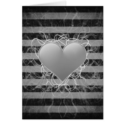 black and white emo hearts. emo black and white heart