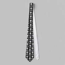 Gothic Punk Skulls & Crossbones Neck Tie