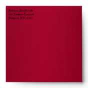 Gothic Red and Black Envelope for 5.25