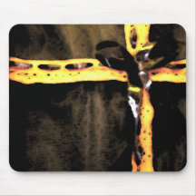 Gothic Ribbon Mouse Pads