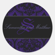 Gothic Romance Monogram Sticker B