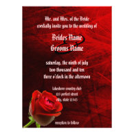 Gothic Rose Invitation