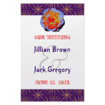 Gothic Rose Sunstar Wedding Program Flyer Design
