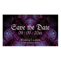 Gothic Save the Date Announcement Cards Business Card Templates