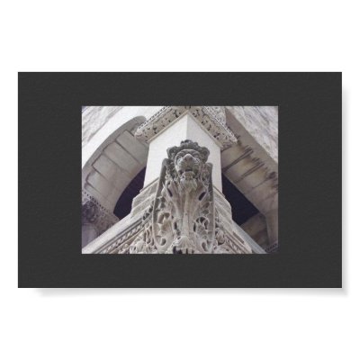 Gothic sculptures print by sdavis051
