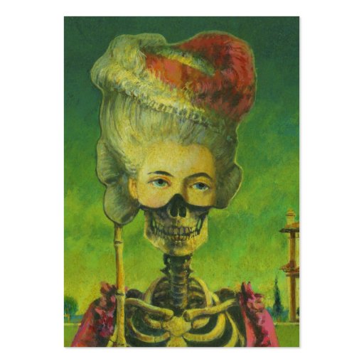 Gothic Skeleton ACEO Artists Trading Cards Business Card Templates (front side)