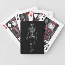Gothic Skeleton Bones Card Decks