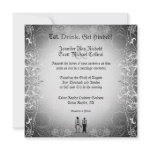 Gothic Skeleton Bride & Groom Wedding Invitations