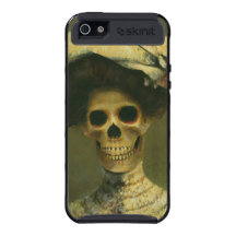 Gothic Skeleton Lady iPhone 5 Skinit Cargo Case iPhone 5 Case