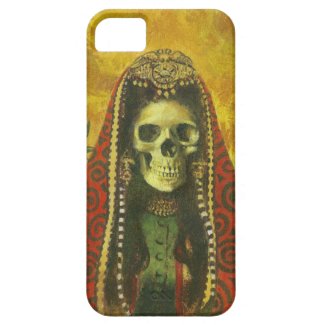 Gothic Skeleton Witch iPhone 5 Case