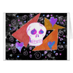 Gothic Skul pink orange black 2 Gothic Skul pink orange black 2