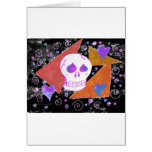 Gothic Skul pink orange black 2 Gothic Skul pink orange black 2