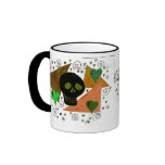 Gothic Skull black art by Wendy C Allen Coffee Mugs