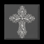 Gothic Skull Cross magnets