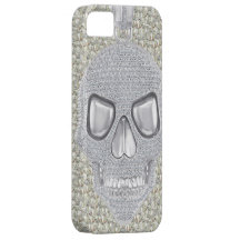 Gothic Skull Diamonds Print iPhone 5 Case