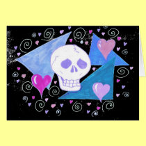 Gothic Skull & Hearts by Wendy C Allen cards