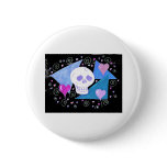 Gothic Skull inverted Pinback Button