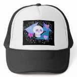 Gothic Skull inverted Trucker Hats