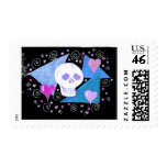 Gothic Skull inverted Stamps