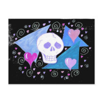 Gothic Skull inverted postcards by TheRabbitHole Gothic Skull inverted postcards