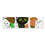 Gothic Skull Inverted to Black Bumper Sticker