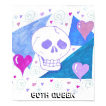 Gothic Skull on Black posters by eelkat Gothic Skull on Black posters