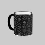 Gothic Skull Pattern Mug mugs