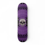 Gothic Skull Tribal Fractal Design: Skateboard #6