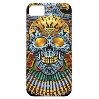 Gothic Skull with Guns and Bullets by Al Rio iPhone 5 Covers