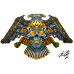 Gothic Skull with Guns and Bullets by Al Rio Cut Out