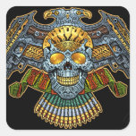 Gothic Skull with Guns and Bullets by Al Rio Stickers